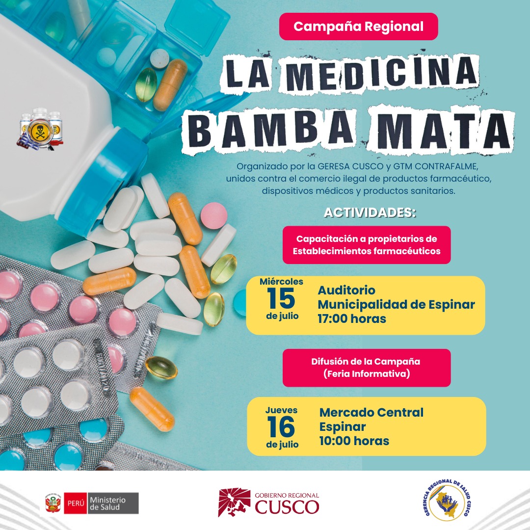 Campaña Regional "La Medicina Bamba Mata"