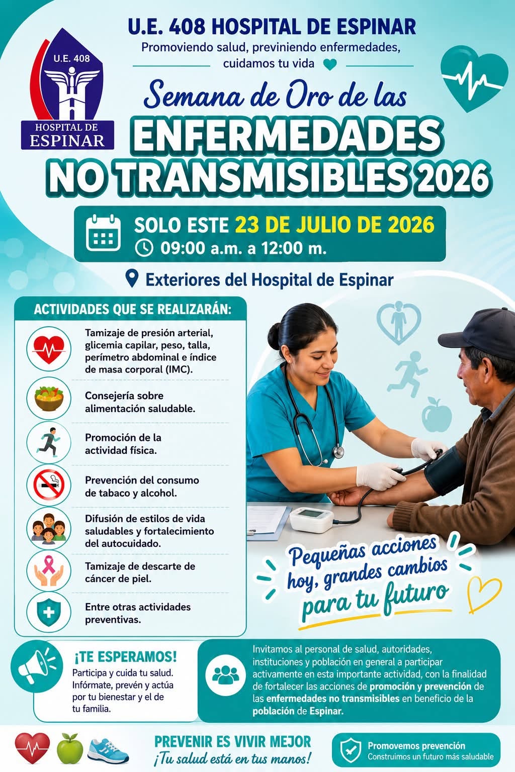 SEMANA DE ORO DE LAS ENFERMEDADES NO TRANSMISIBLES.