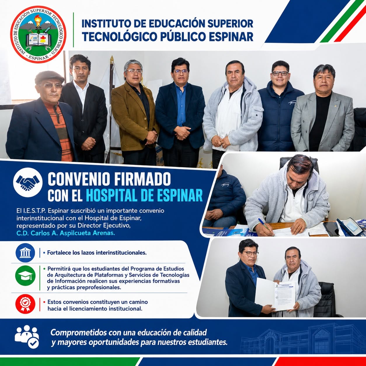 𝐂𝐎𝐍𝐕𝐄𝐍𝐈𝐎 𝐈𝐍𝐓𝐄𝐑𝐈𝐍𝐒𝐓𝐈𝐓𝐔𝐂𝐈𝐎𝐍𝐀𝐋 𝐅𝐈𝐑𝐌𝐀𝐃𝐎